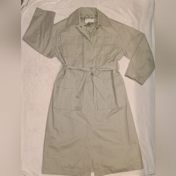 ASOS Sage Trench Coat size 2 - Picture 1 of 15